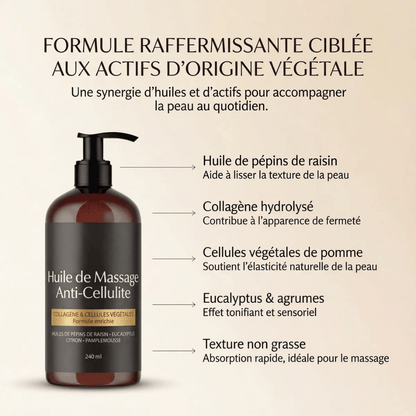 🇨🇮 Huile Sculptante & Raffermissante™ – Peau Plus Lisse & Tonifiée