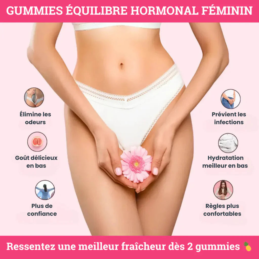 Gummies Équilibre Intime Féminin - Ananas l Confort Ultime