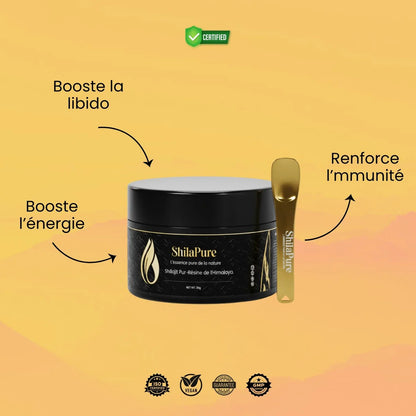 🇨🇮 Shilapure™ Résine Premium de Shilajit