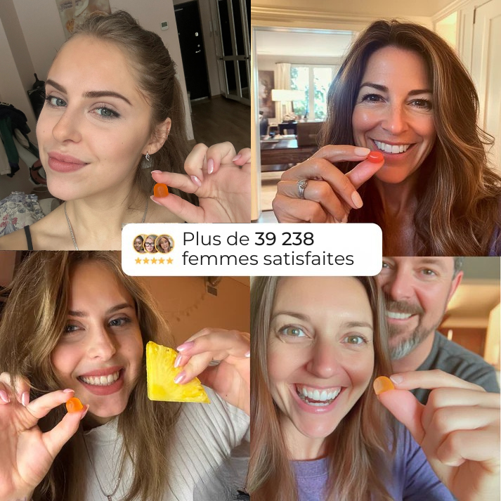 Gummies Équilibre Intime Féminin - Ananas l Confort Ultime