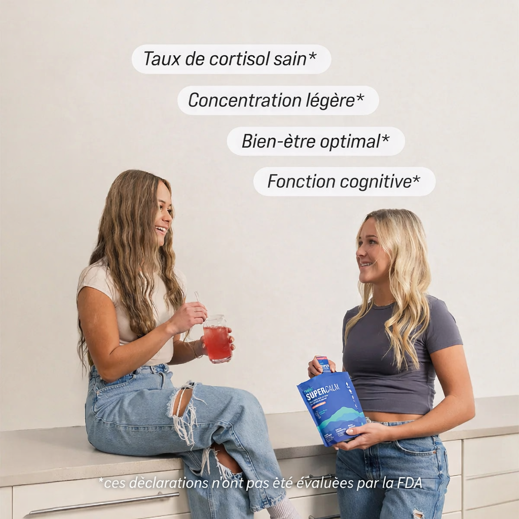 SUPERCALM™ – Dites à Dieu au stress quotidien, ventre et visage gonflés