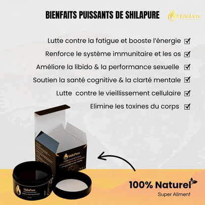 🇨🇮 Shilapure™ Résine Premium de Shilajit