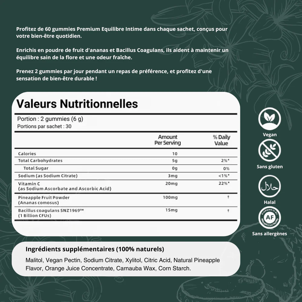 🇨🇮 VitalSource™ - Gummies Équilibre Intime Féminin l Confort Ultime
