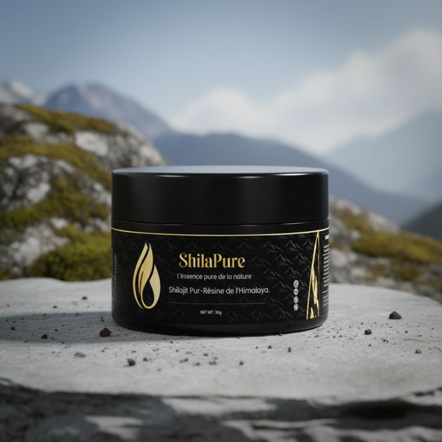 Shilapure – Résine Premium 30g | Vitalité & Énergie Naturelle 🇬🇦